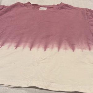 ISA & ELLA TIE DIE OMBRÉ LONGE SLEEVE TEE